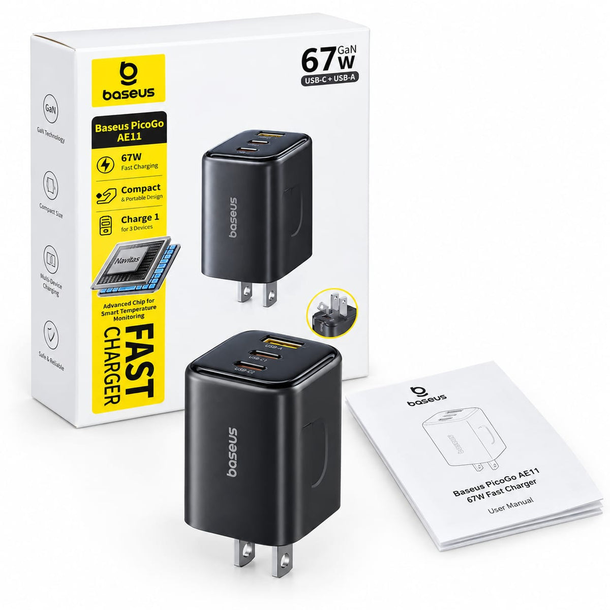 Baseus PicoGo AE11 67W GaN Fast Charger